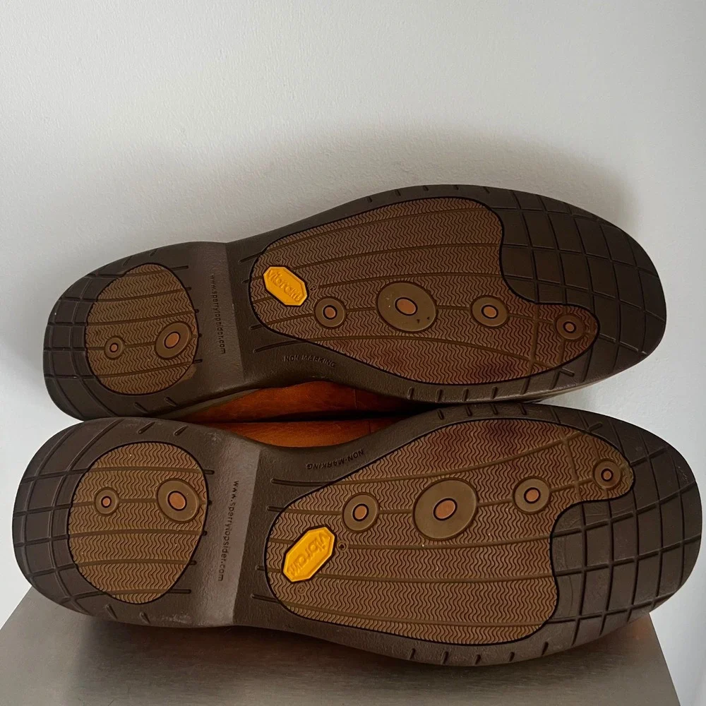 Sperry Top-Sider Gold Cup Boat Shoes Mens 11M Tan Brown Leather 0834911